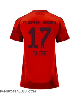 Bayern Munich Michael Olise #17 Tricou Fotbal Replică 2024-25 Femei Acasa